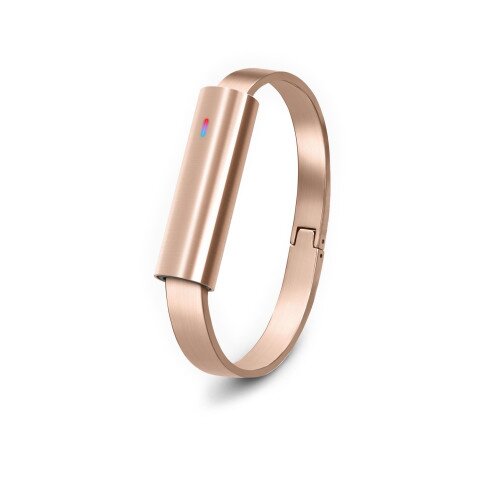 Misfit Ray Fitness + Sleep Tracker - Rose Tone Bangle (Fits up to 6.75” wrists) - Rose Tone