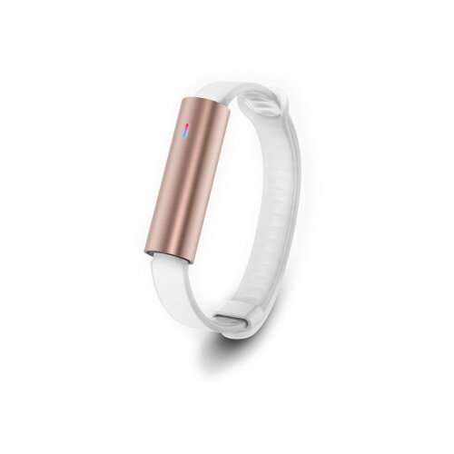 Misfit Ray Fitness + Sleep Tracker - White Sport Band - Rose Tone