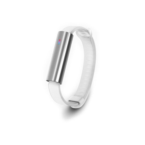 Misfit Ray Fitness + Sleep Tracker - White Sport Band - Stainless