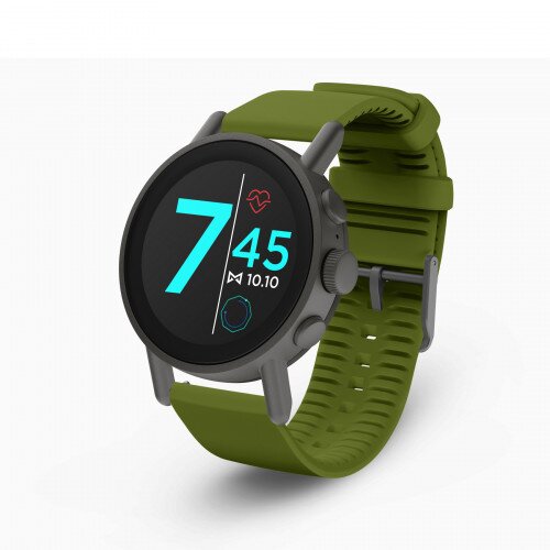 Misfit Vapor X Smart Watch - Green Sport Strap+ - Gunmetal