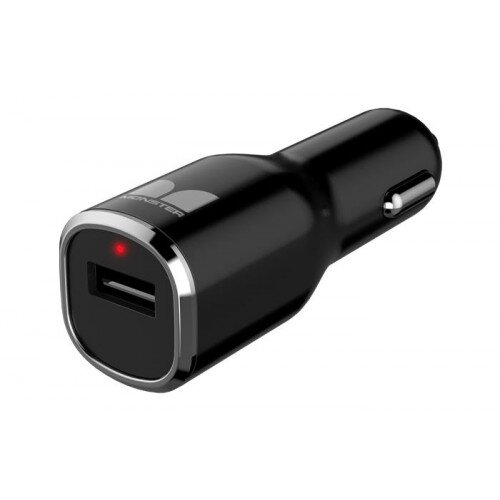 Monster Mobile iCarCharger MAX 1 - Black and Chrome