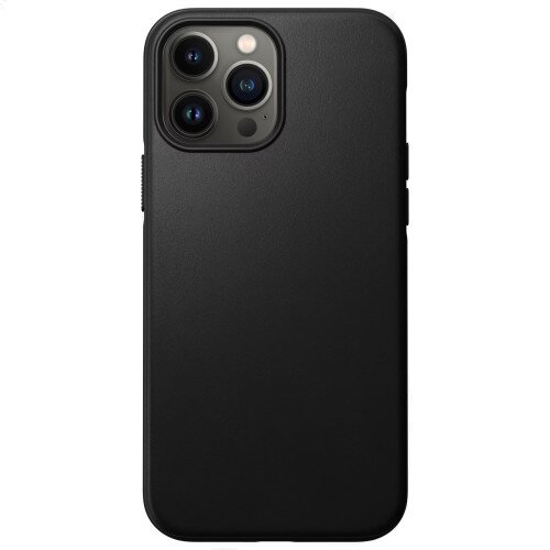 Nomad Modern Leather Case for iPhone 13 Series - iPhone 13 Pro Max - Black