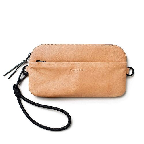 Moment Crossbody Wallet - Natural Leather