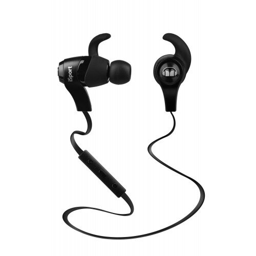 Monster iSport Bluetooth Wireless In-Ear Sport Headphones - Black