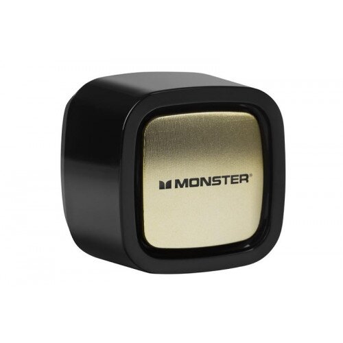 Monster Mobile Dual USB Wall Charger - Black and Gold
