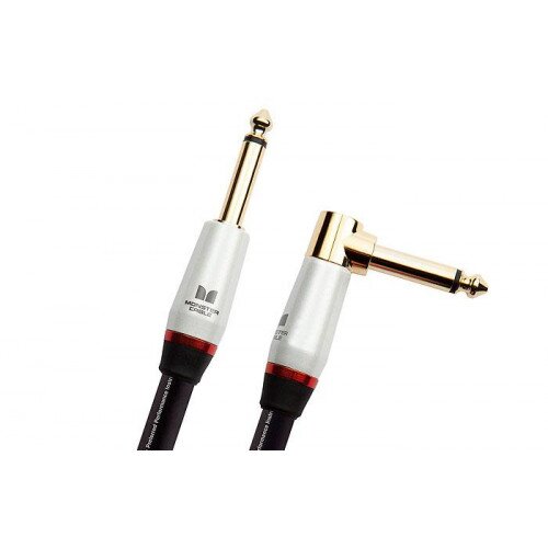Monster Prolink Studio Pro 2000 Pro Audio Angled Instrument Cable - 12ft