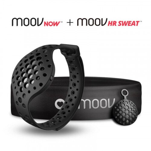 Moov Now & Moov HR Sweat Bundle - Stealth Black