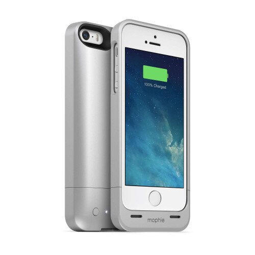 mophie juice pack Helium for iPhone SE/5s/5 - Metallic Silver
