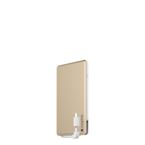 mophie Powerstation Plus Mini Made for Smartphones, Tablets & USB Devices - Gold