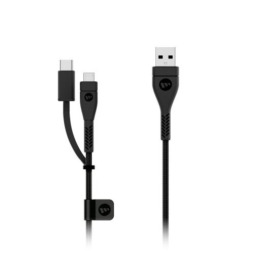 mophie Pro switch-tip cable USB-A to USB-C & micro-USB