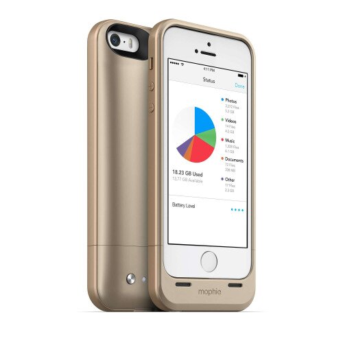 mophie space pack for iPhone SE/5s/5 - 16GB - Gold