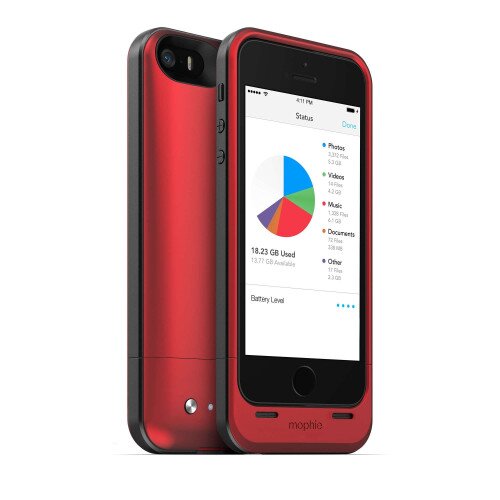 mophie space pack for iPhone SE/5s/5 - 32GB - Red