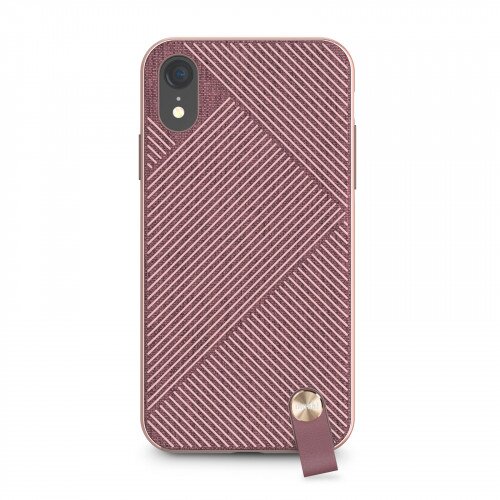 Moshi Altra Slim Hardshell Case With Strap for iPhone XR - Blossom Pink