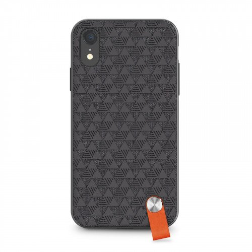 Moshi Altra Slim Hardshell Case With Strap for iPhone XR - Shadow Black