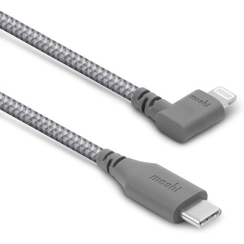 Moshi Integra USB-C to Lightning Cable with 90-degree Connector 5 ft (1.5 m)