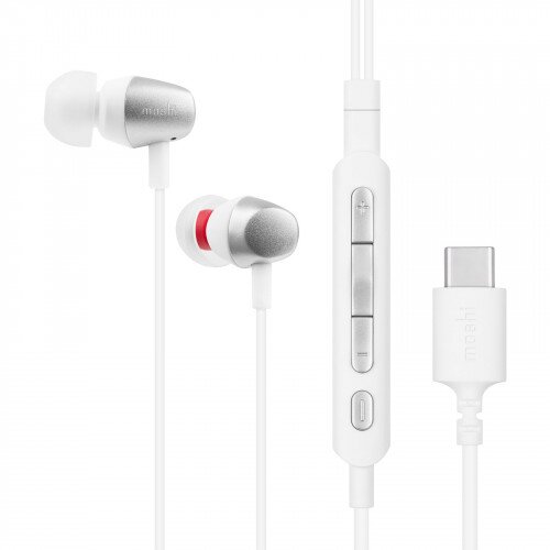 Moshi Mythro C USB Type-C Earphones - Jet Silver