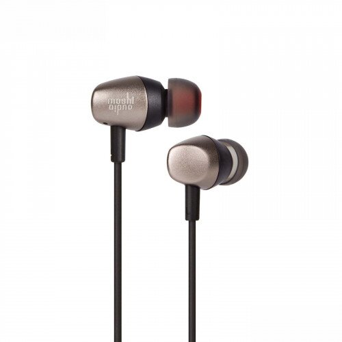 Moshi Mythro Earbuds with Mic and Strap - Gunmetal Gray