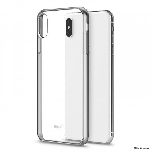 Moshi Vitros Clear Case for iPhone XS Max - Jet Silver