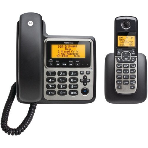 Motorola Digital Corded Home Phone - Two Handsets