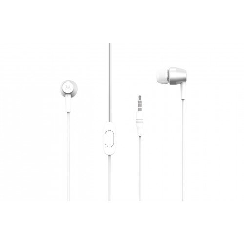 Motorola Pace 200 In-Ear Metal Wired Headphones - Silver