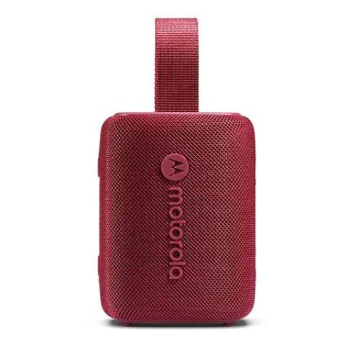 Motorola ROKR 300 Compact Portable Bluetooth Speaker - Red