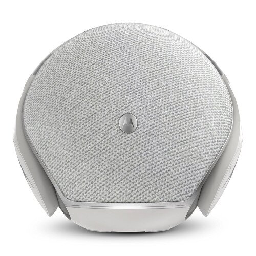 Motorola Sphere+ 2-in-1 Bluetooth Speaker with Headset - White Metallic