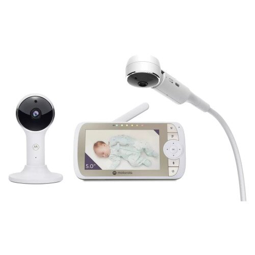 Motorola VM65X Connect 5.0” Full HD Wi-Fi Video Baby Monitor with Crib Mount