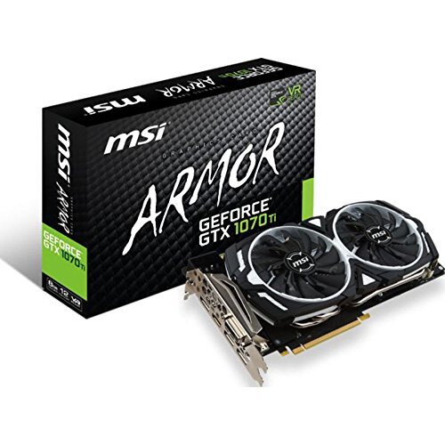 MSI GeForce GTX 1070 Ti ARMOR 8G Graphics Card