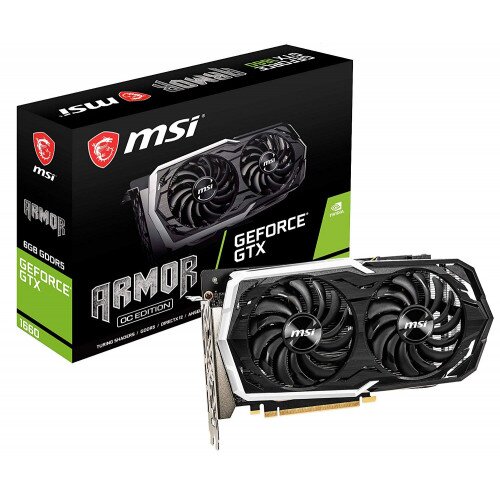 MSI GEFORCE GTX 1660 ARMOR 6G OC Graphics Card