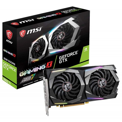 MSI GEFORCE GTX 1660 TI GAMING X 6G Graphics Card