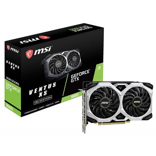 MSI GeForce GTX 1660 VENTUS XS 6G OC Graphics Card