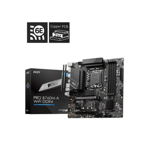 MSI PRO B760M-A WIFI DDR4 Motherboard