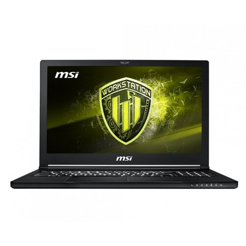 MSI WS63 (Intel 8th Gen) Mobile Workstation - 512GB SSD(PCIE Gen3x4) - 32GB DDR4 - NVIDIA Quadro P2000 (4GB DDR5) - 15.6" FHD (1920*1080), Wideview 94%NTSC Color Anti-glare
