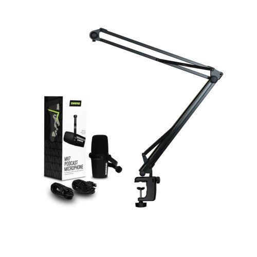 Buy Shure MV7 Podcast Microphone with Boom - Black online in Pakistan ...