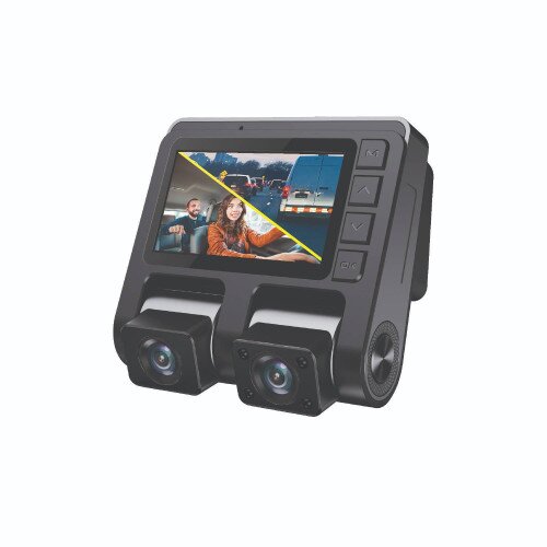 myGEKOgear Orbit D110 2 Channel 1080P Front/In-Cabin Dashcam with Display