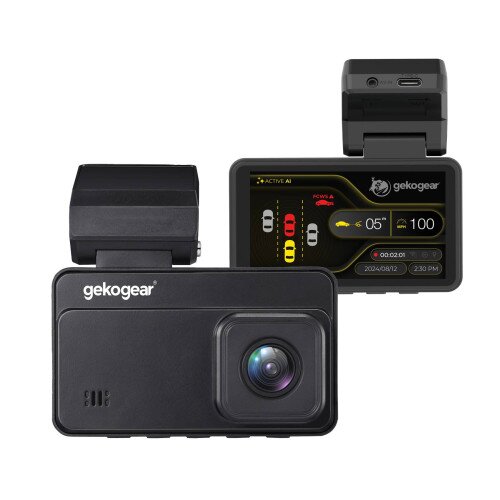 myGEKOgear Orbit D220 2K Quad HD AI Front and Rear Dash Cam