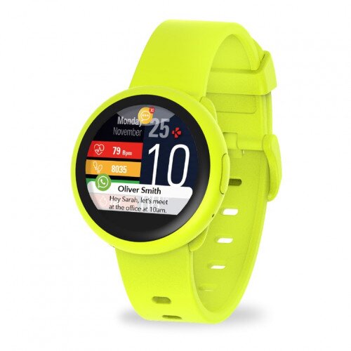 MyKronoz ZeRound3 Lite Stylish Smartwatch for your Active Lifestyle - Yellow