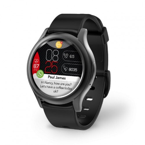 MyKronoz ZeRound3 Smartwatch with full Round AMOLED Touchscreen