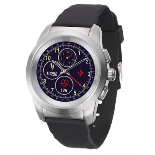 MyKronoz ZeTime Hybrid Smartwatch - Black/Silver - Petite