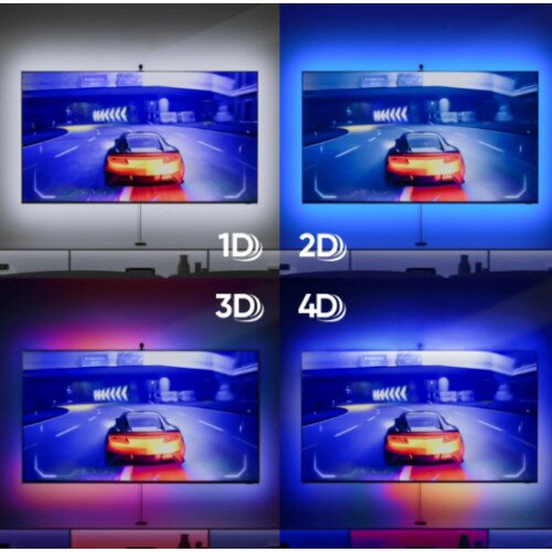 Buy Nanoleaf 4D Screen Mirror + Lightstrip Kit (TVs & Monitors Up To 65 ...