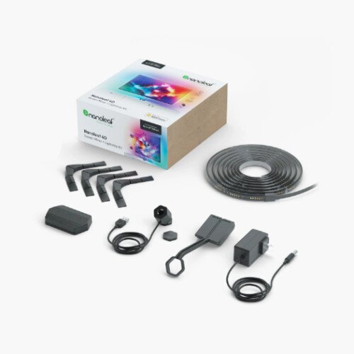 Nanoleaf 4D Screen Mirror + Lightstrip Kit (TVs & Monitors Up To 65″)