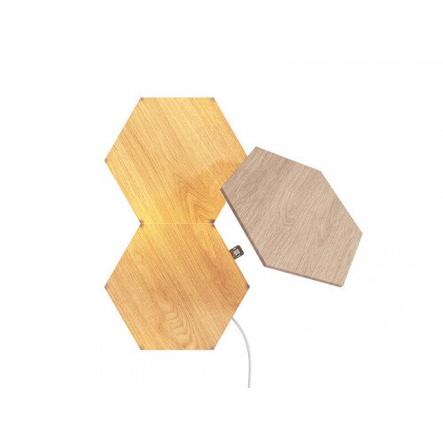 Nanoleaf Elements Smart Lighting Wood Look Hexagons