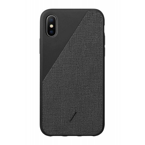 NATIVE UNION Clic Canvas Protective Fabric Case for iPhone XS - Slate