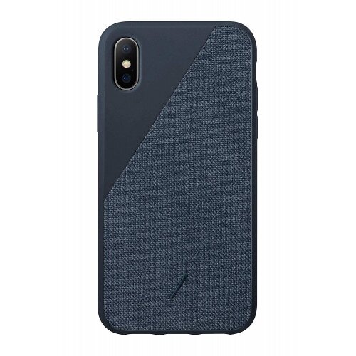 NATIVE UNION Clic Canvas Protective Fabric Case for iPhone XS - Marine