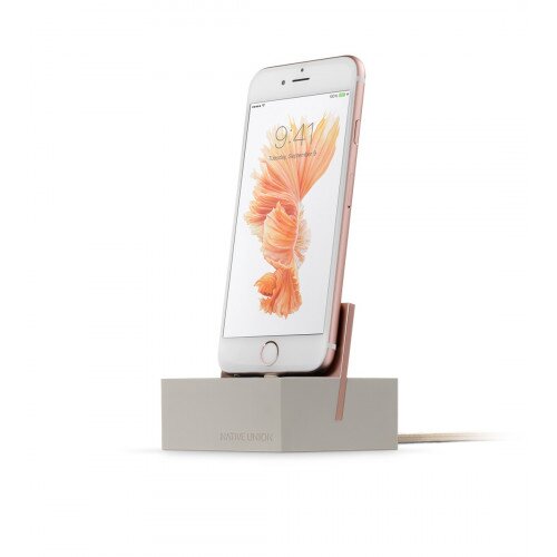 NATIVE UNION Dock+ Lightning - Stone/Rose Gold