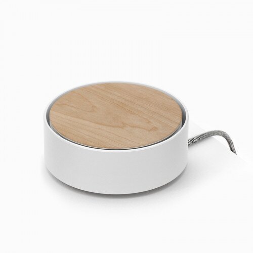 NATIVE UNION Eclipse Charger - White / Cherry Wood