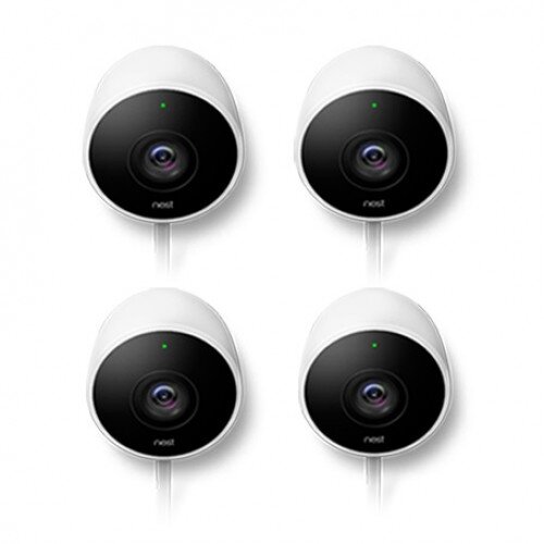 Nest Cam Outdoor Security Camera - 4-Pack