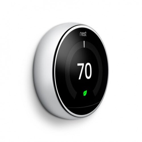 Nest Learning Thermostat - Polished Steel - 2-Pack