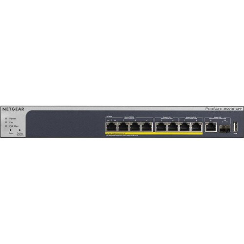 NETGEAR 8-Port Multi-Gigabit Ethernet PoE+ Smart Switch