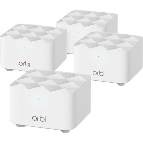 NETGEAR Orbi Dual Band Mesh WiFi System AC1200 - Four Pack